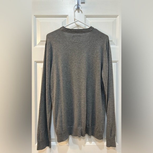 Aeropostale Wool Infused Gray Casual Sweater Crew Neck Pullover Preppy Men's Lg - Picture 2 of 8